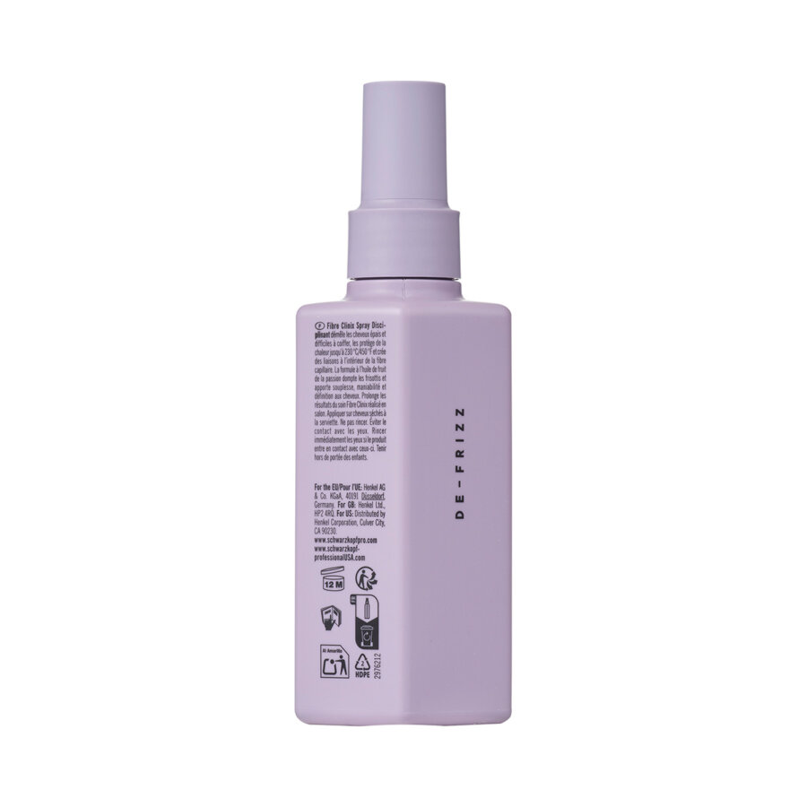 Schwarzkopf Professional Fibre Clinix De-Frizz Smoothing Spray 200ml