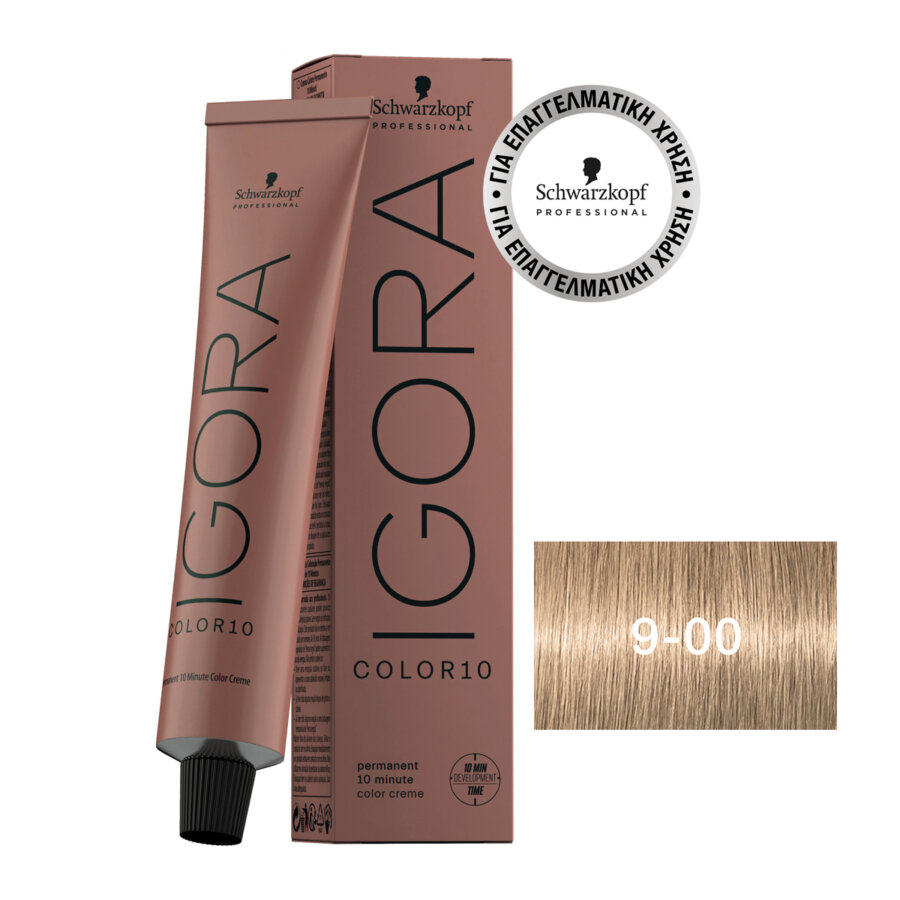Schwarzkopf Professional IGORA COLOR10 9-00 Extra Light Blonde Natural Extra 60 ml