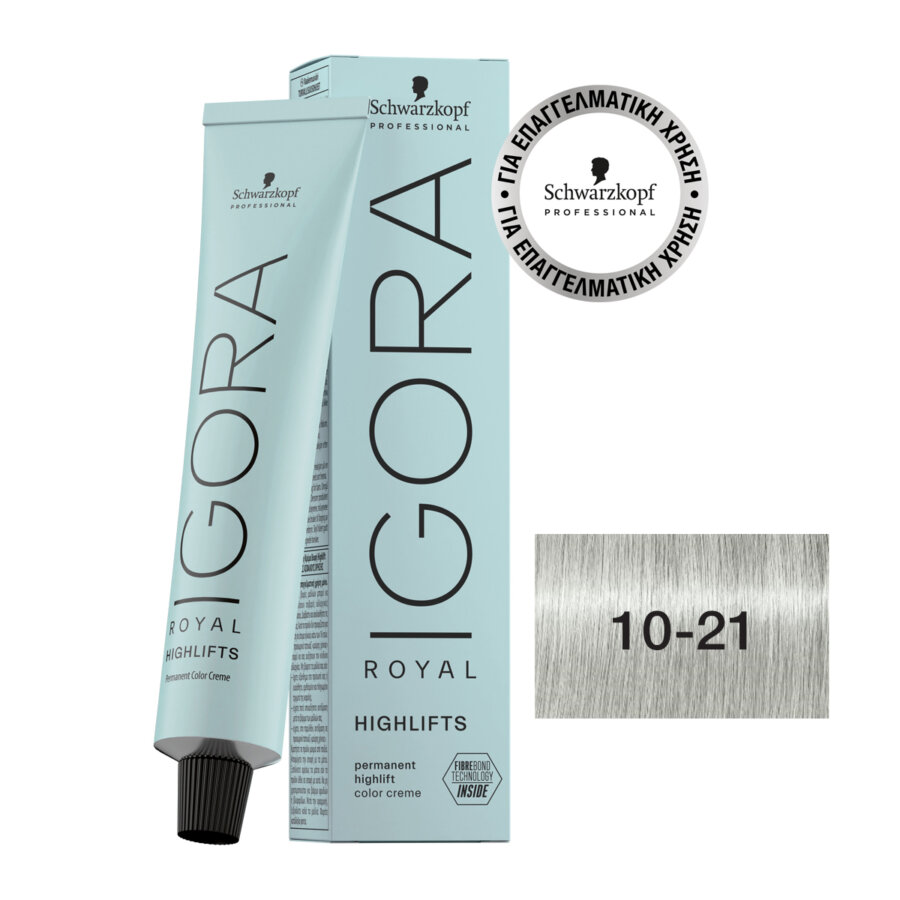 Schwarzkopf Professional IGORA ROYAL Highlifts 10-21 Κατάξανθο Φυμέ Σαντρέ 60ml