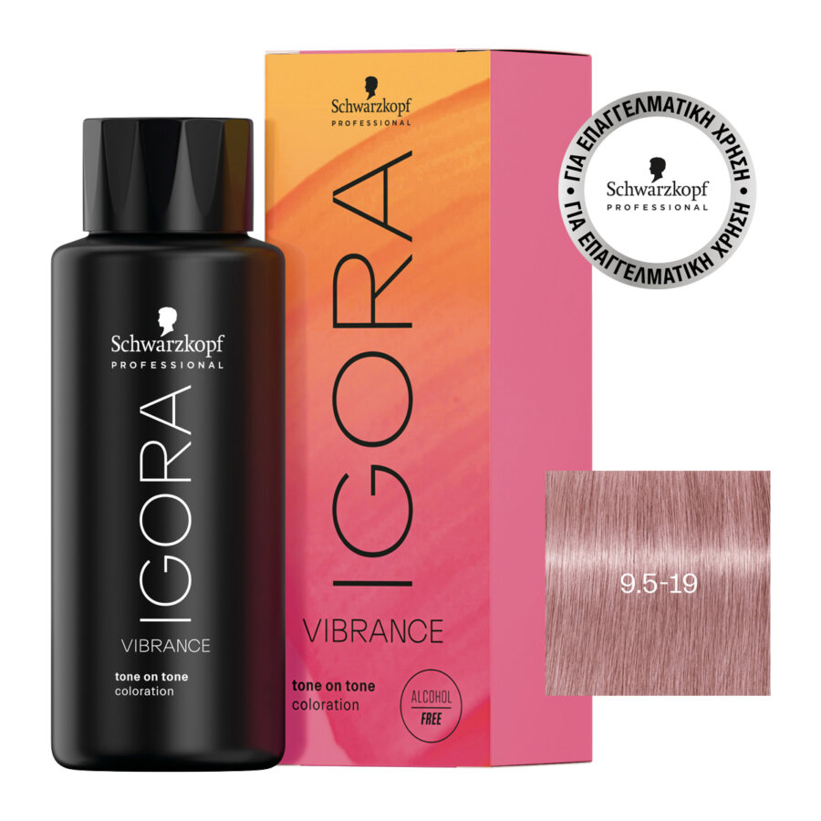 Schwarzkopf Professional IGORA VIBRANCE 9,5-19 Ξανθό Ιβουάρ Βιολέ 60 ml