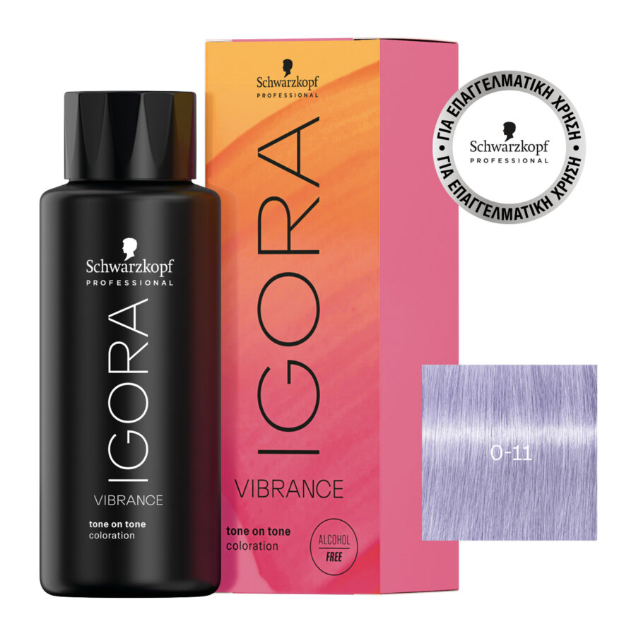 Schwarzkopf Professional IGORA VIBRANCE 0-11 Έντονο Σαντρέ Μίξτον 60 ml