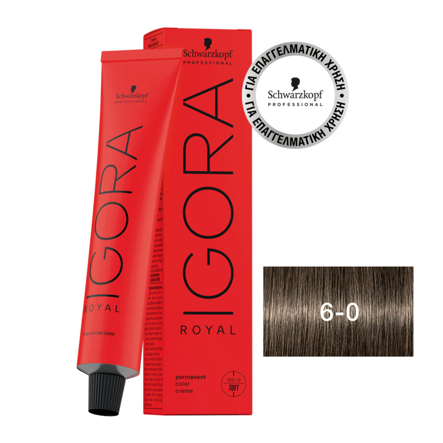 Schwarzkopf Professional IGORA ROYAL 6-0 Dark Blonde Natural 60 ml