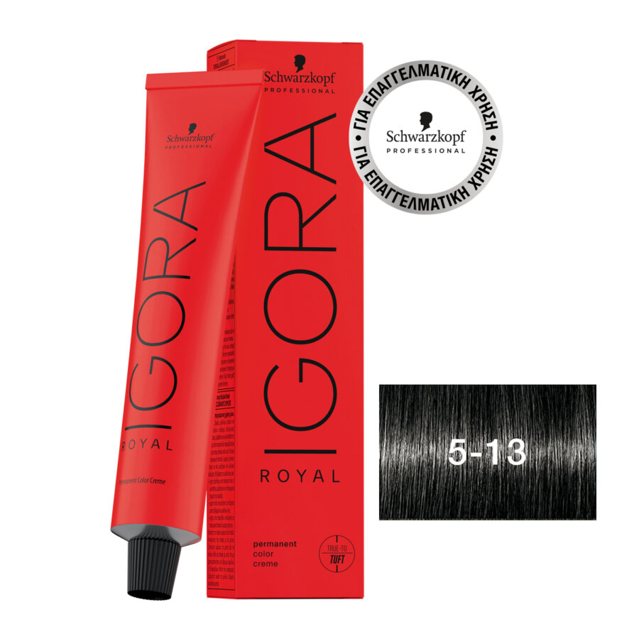 Schwarzkopf Professional IGORA ROYAL 5-13 Light Brown Cendré Matt 60 ml