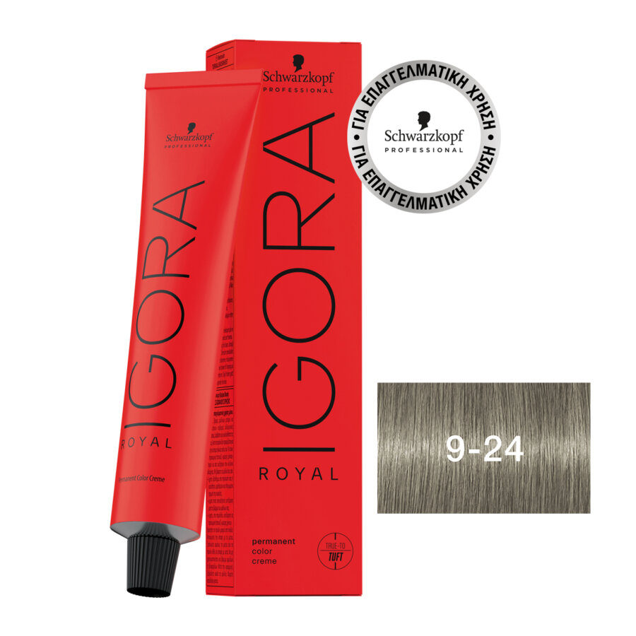 Schwarzkopf Professional IGORA ROYAL 9-24 Extra Light Blonde Ash Beige 60ml