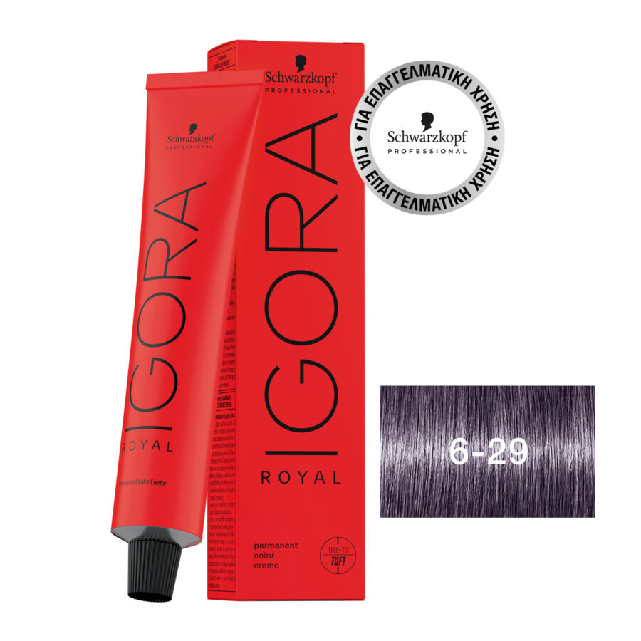 Schwarzkopf Professional IGORA ROYAL 6-29 Dark Blonde Ash Violet 60 ml