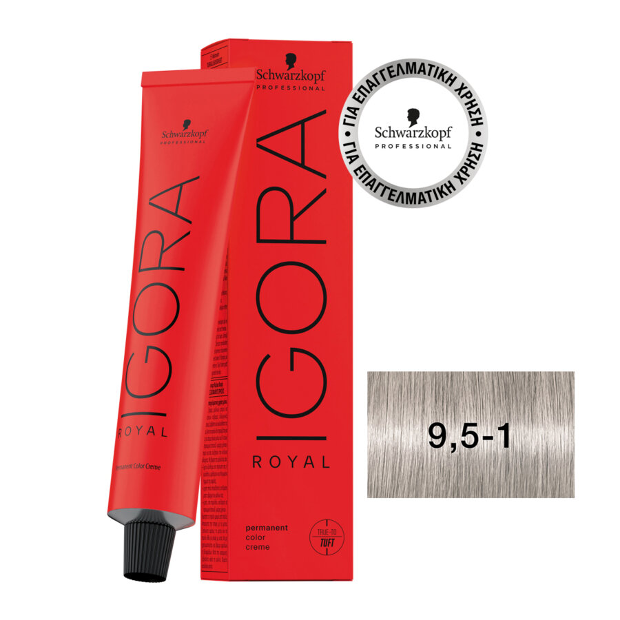 Schwarzkopf Professional IGORA ROYAL 9,5-1 Pastel Cendré 60 ml