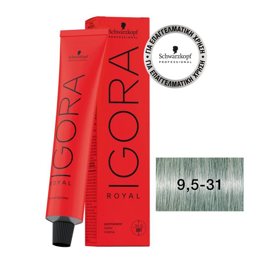 Schwarzkopf Professional IGORA ROYAL 9,5-31 Pastel Mint Beige 60 ml