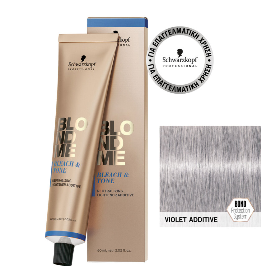 Schwarzkopf Professional BLONDME Bleach & Tone Βιολέ 60ml
