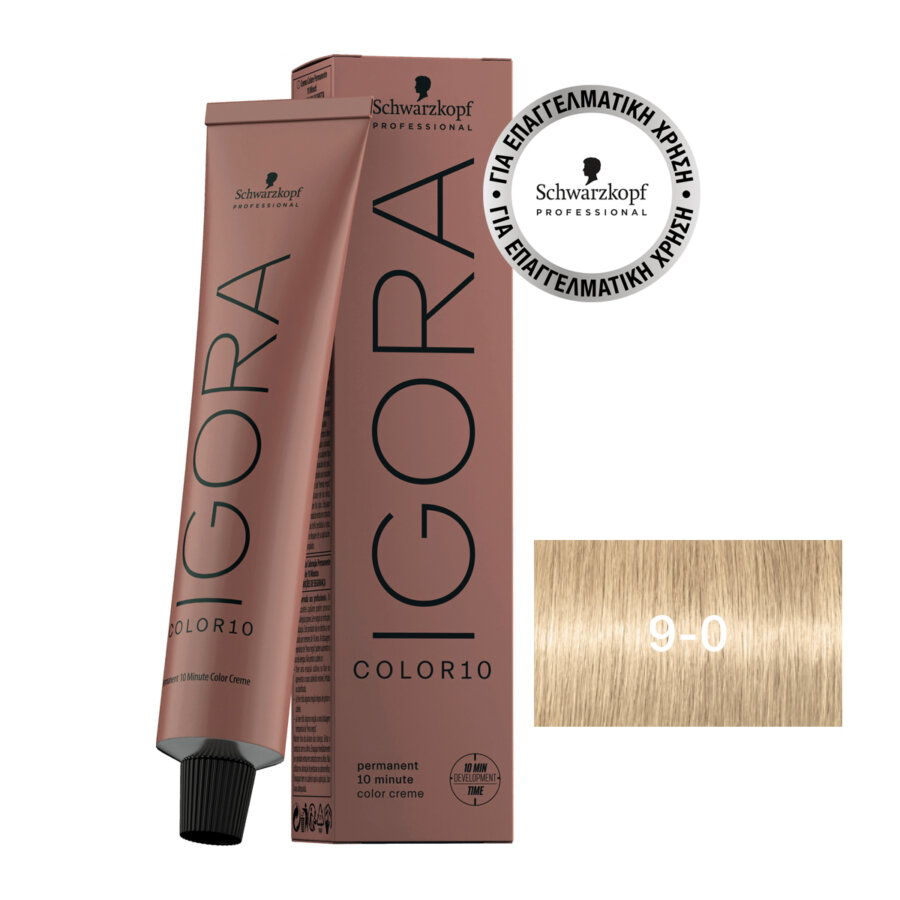 Schwarzkopf Professional IGORA COLOR10 9-0 Extra Light Blonde Natural 60 ml
