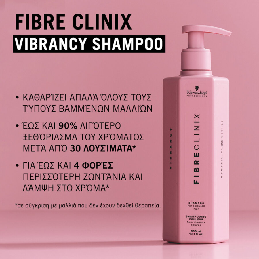 Schwarzkopf Professional Fibre Clinix Vibrancy Shampoo 1000ml