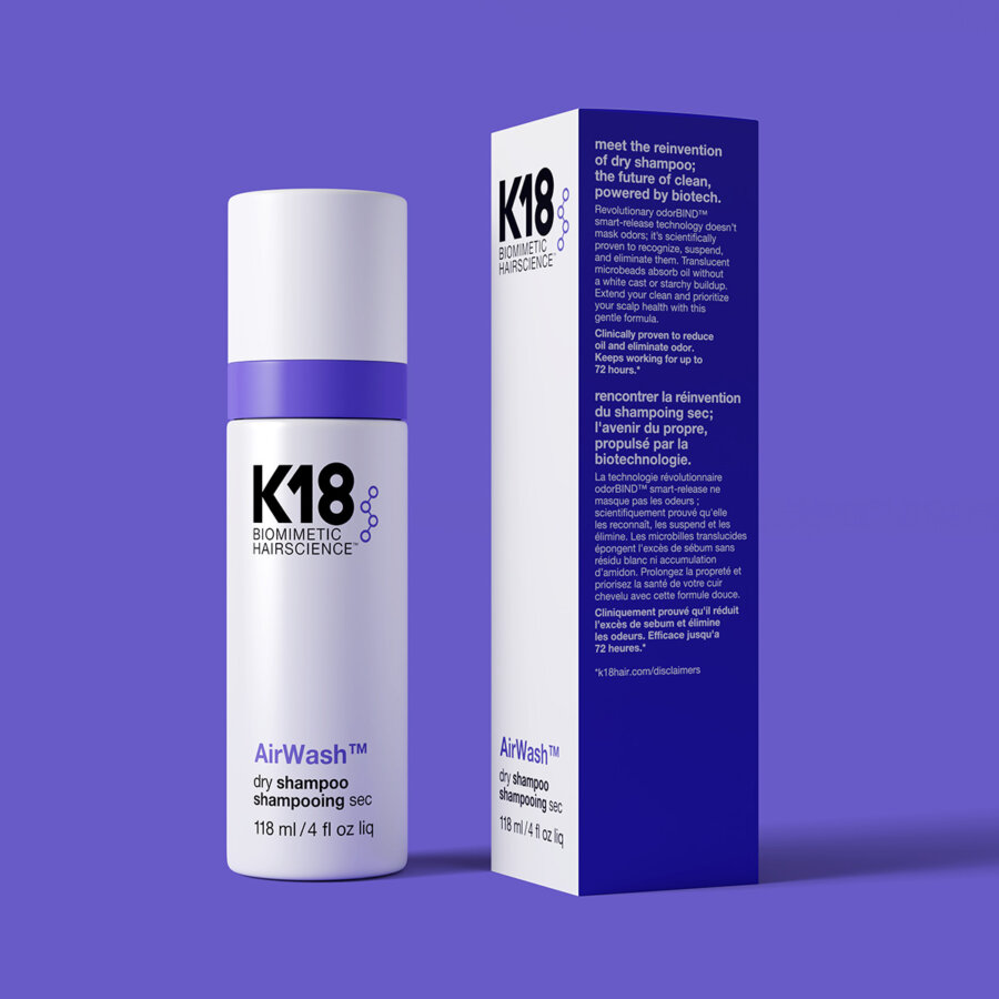 K18 AirWash™ dry shampoo 118ml