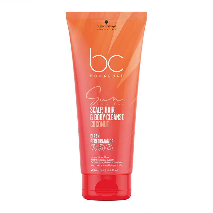 Bonacure Sun Protect 3-in-1 Scalp, Hair & Body Cleanse 200ml