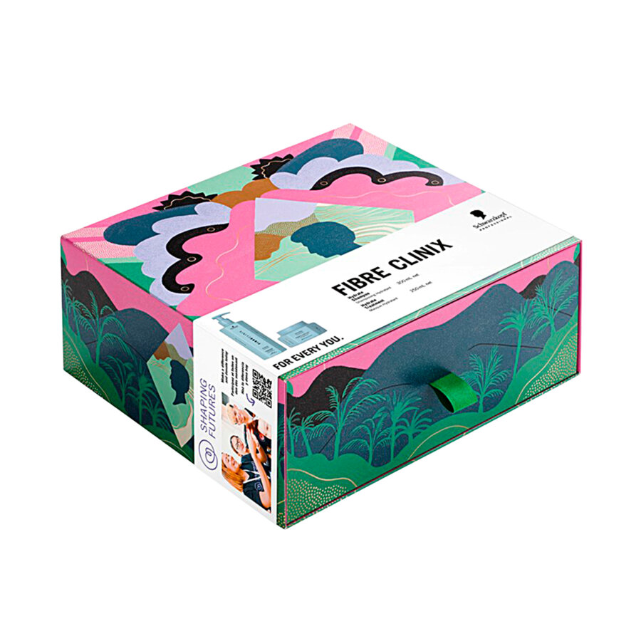 Schwarzkopf Professional Fibre Clinix Hydrate Gift Box (Shampoo 300ml, Treatment 250ml)