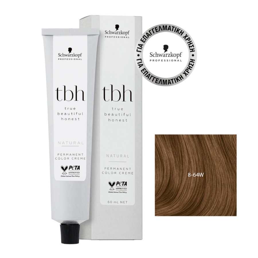 Schwarzkopf Τrue Βeautiful Ηonest 8-64W Ξανθό Ανοιχτό Μαρόν Μπεζ 60ml