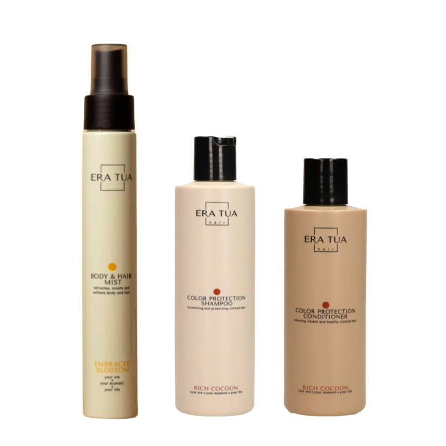 Era tua set Color Protection Shampoo(250ml) + Color Protection Conditioner(200ml) + Era Tua Embraced Blossom Mist (75ml)